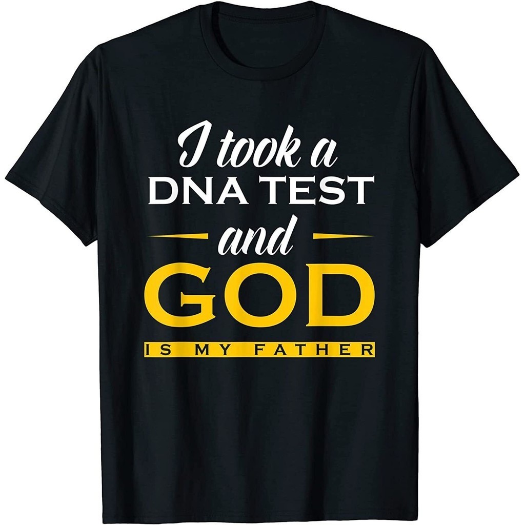 New! Funny I Took A Dna Test God Is My Father Jesus Christian T-Shirt