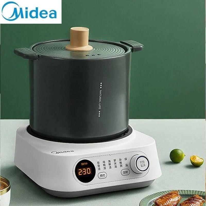 美的电炖锅家用炖汤煮粥陶瓷电炖盅砂锅养生锅DG30P101Midea electric stew pot, home stew, Congee, ceramic electric stew20240523