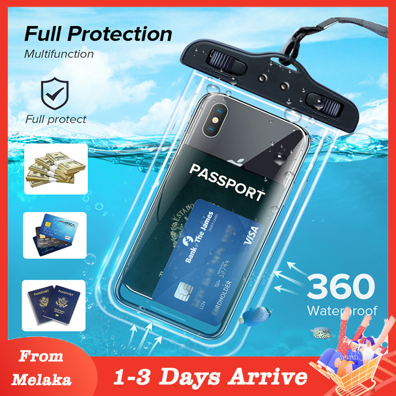 Universal Waterproof Phone Case Pouch Outdoor Smartphone Bag Case Dust Dirt Proof Floating Eco-Friendly PVC Dry Case Swi