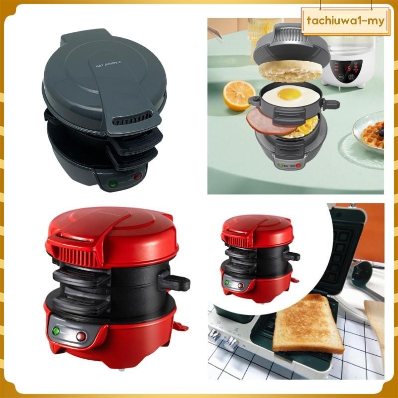 [TachiuwadcMY] Sandwich Maker Panini Press Compact Quick and Easy Multipurpose Nonstick