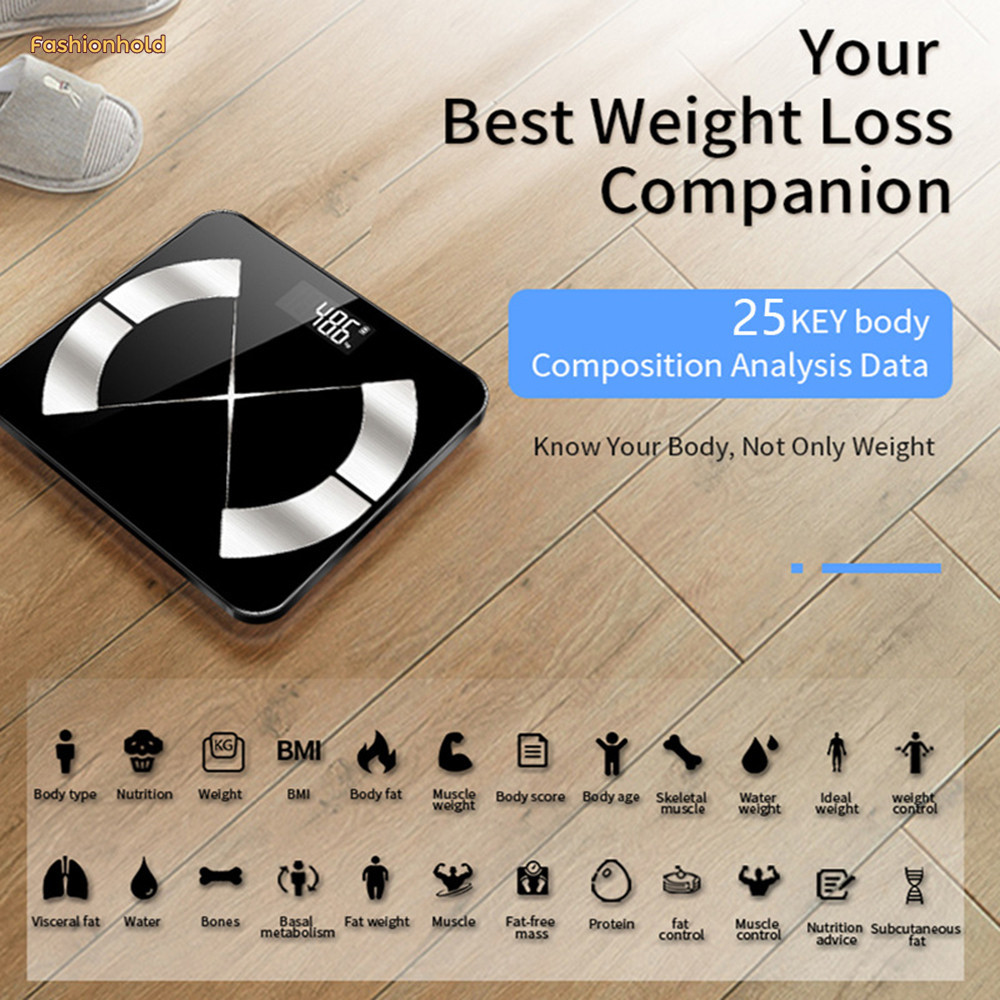 Display Digital Body Weight Scale Stable Fats Tracking Weight Scale For Bathroom