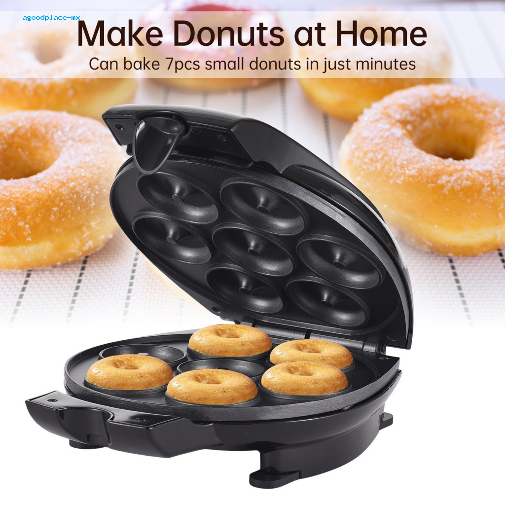 ag  Electric Donut Maker Fast Donut Maker Electric Mini Donut Maker 7-hole Non-stick Design User-friendly Dishwasher Safe 700w Small Donut Machine Us Plug for Southeast