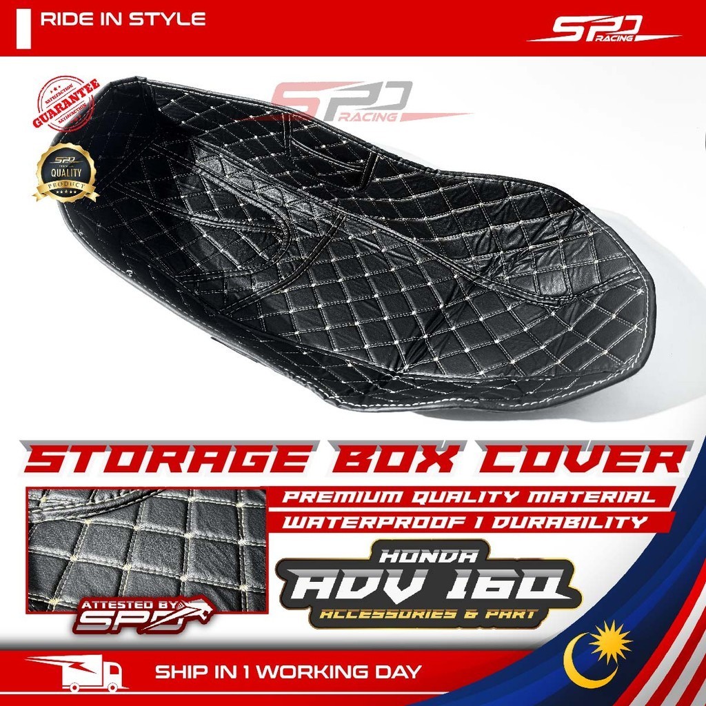ADV 160 Seat Inner Lining Cover / Bucket Storage Box Cover I HI-Q Waterproof Material ( Washable ) PNP For HONDA ADV 160