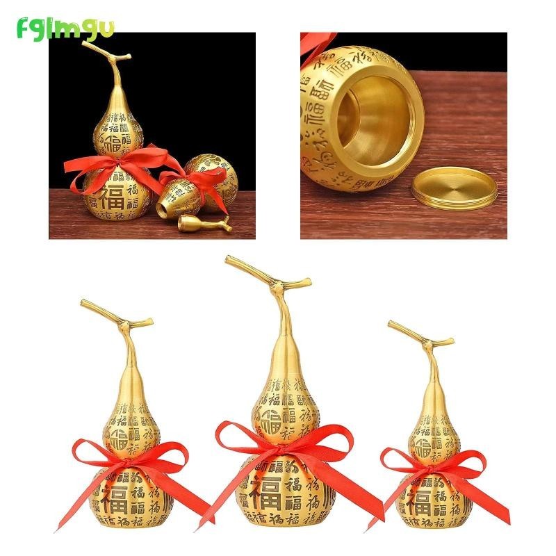 [fglmgu] Character Brass Gourd Handcrafted Traditional Crafts Souvenir HU Lu