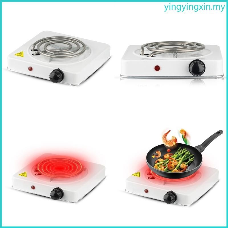 YIN Electric Single Burner Cooktop Compact- Portable Temperature Hot Plate Ceramic-