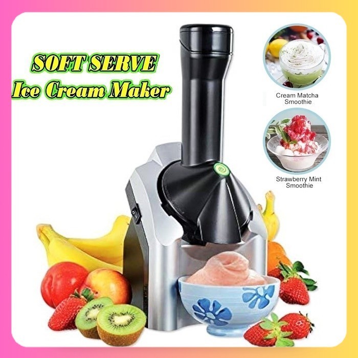 DIY Fruit Ice Cream Maker Machine Mesin Ais Krim Sejuk Beku Frozen Fruit Ice Cream Maker