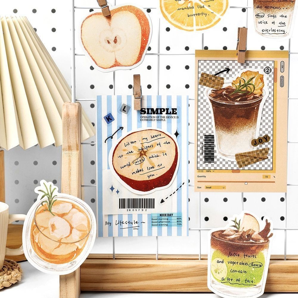 30 Pcs/pack Coffee Drink Sticky Notes Funny Self Sticky Notepads Memo Pads for Coffee Lover Office School Student Kids Gift Class Reward Birthday Party Favors Goodies Bag Fillers