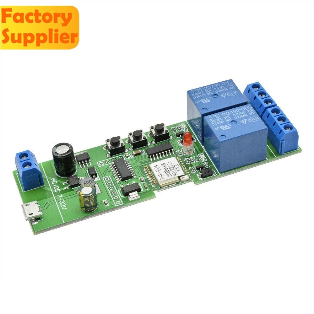 Have Premium DC 7-32V 2 Channel Smart Switch Home Remote Control WiFi Wireless Relay Module Ewelink door - Image 4