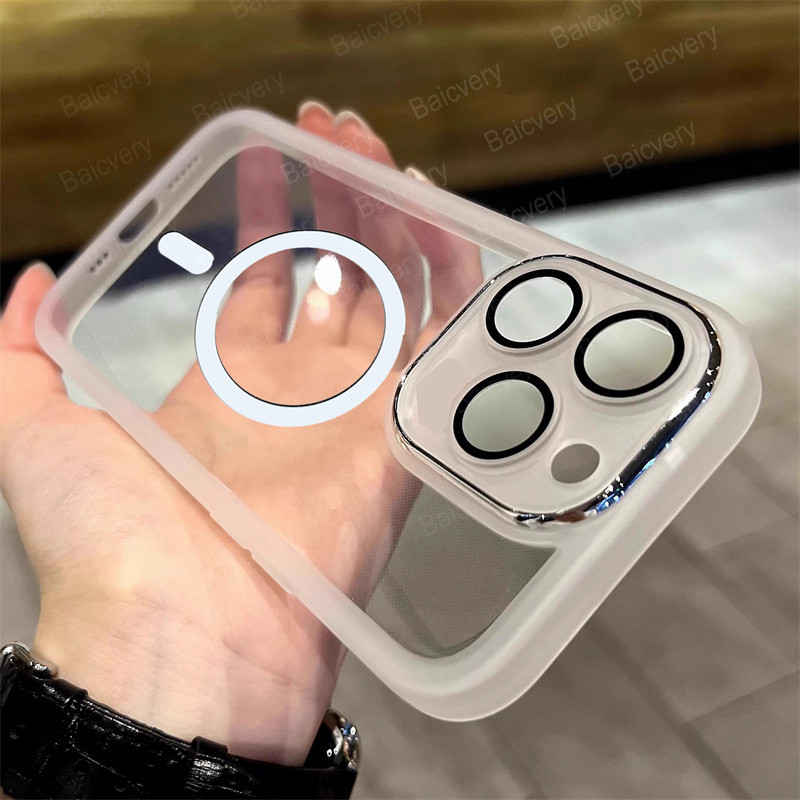 Phone Case Infinix Smart 8 Pro X6525B / Smart 8 Plus X6526 / Smart 8 HD / Smart 8 X6525 Fashion Phone Camera Protect Colorful TPU Case Cover Magnetic Wireless Charging Sticker