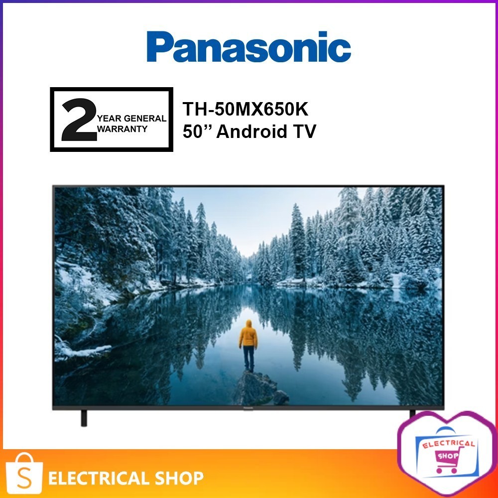 Panasonic 50'' / 55'' / 65" LED 4K Android MX650K Google TV TH-65MX650K / TH-55MX650K / TH-50MX650K Television