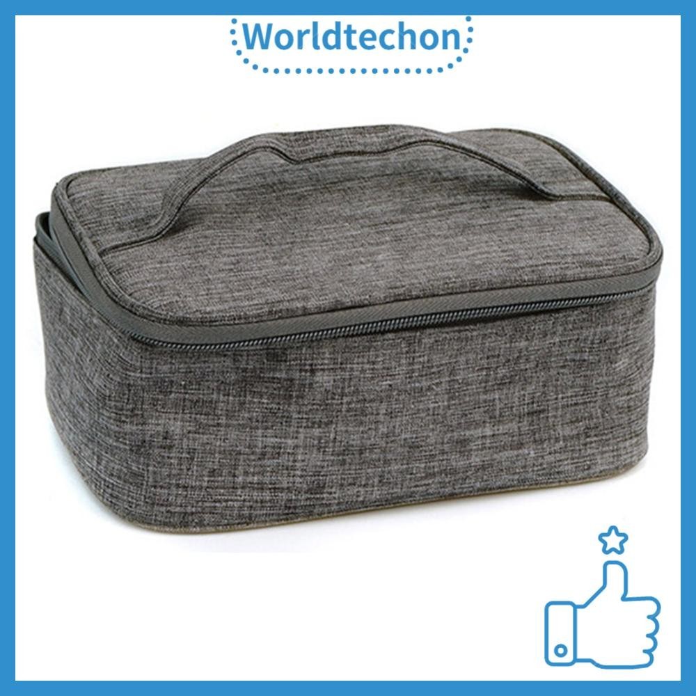 ღ worldtechon ღ  USB Electric Heating Bag Waterproof Car Travel Camping Electric Lunch Box Food Warmer Insulation Container Packet Thermal Bag