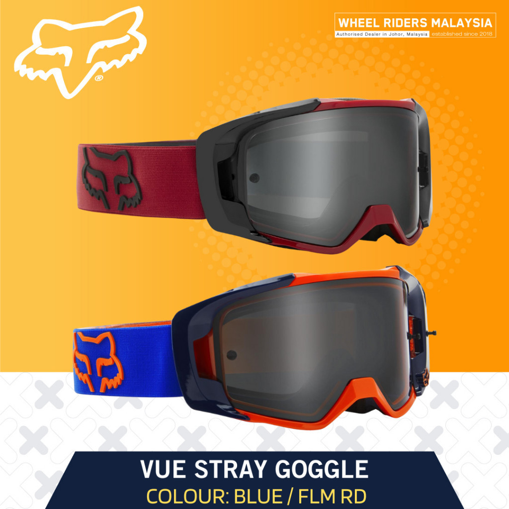 Fox Vue Stray Goggle Motocross Goggle Ready Stock Original