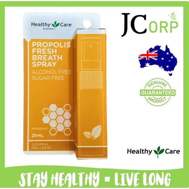 Direct from AUS Healthy Care Propolis Fresh Breath Spray 20ml