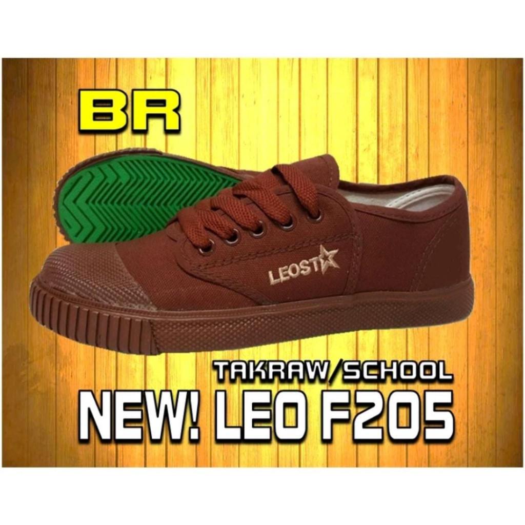 Running Walking LEOSTAR Nanyang Style Takraw Shoe Kasut Sekolah Athletic Active - Image 4