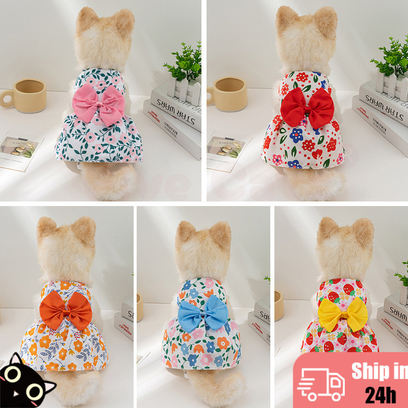 Cute Butterfly Bow Dress: Perfect for Kitty Cats and dogs