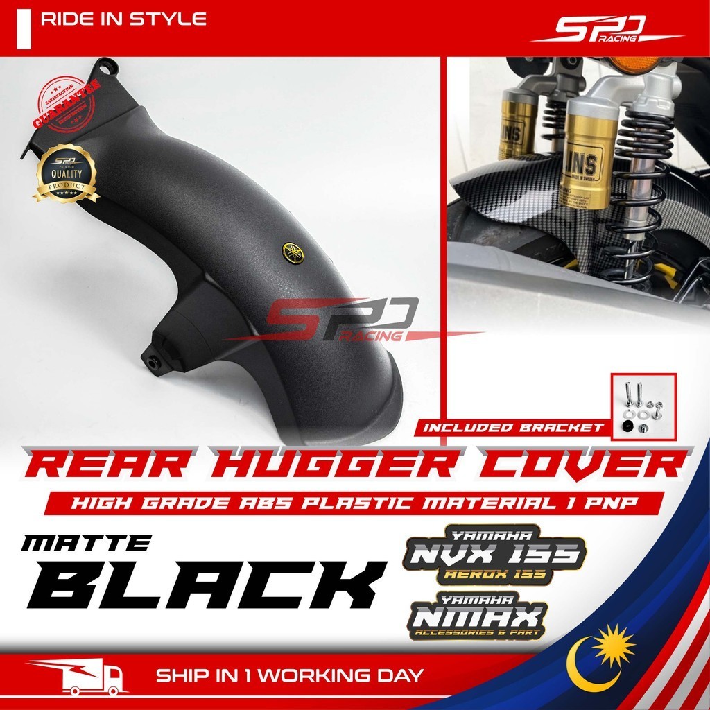 YAMAHA Rear Hugger Cover I High Quality ABS Material For YAMAHA Nmax V2 / NVX V2