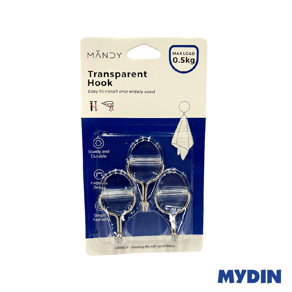 Mandy Transparent Hook (3's) 2311WM180-015