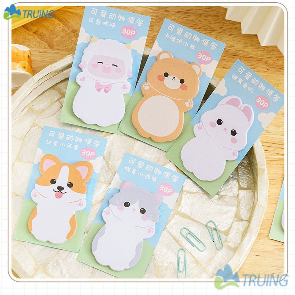 Notes Student Supplies Animal Cute School Supplies Popular Heart Shaped Post-it Note Office Supplies Can Be Pasted Craft Supplies Trend Sticker Writing Supplies