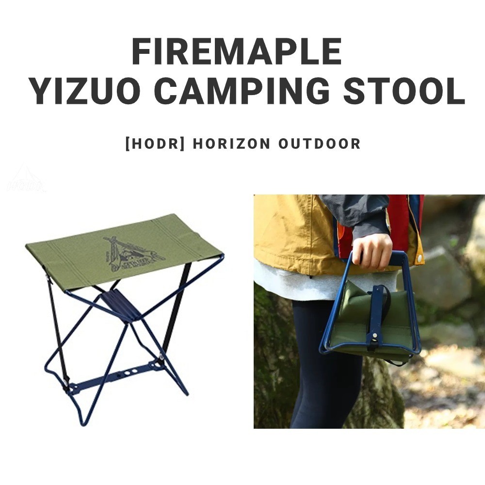 [HODR] FIREMAPLE Outdoor Camping Stool Folding Chair Lightweight Portable 900D Oxford Cloth Fishing Chairs