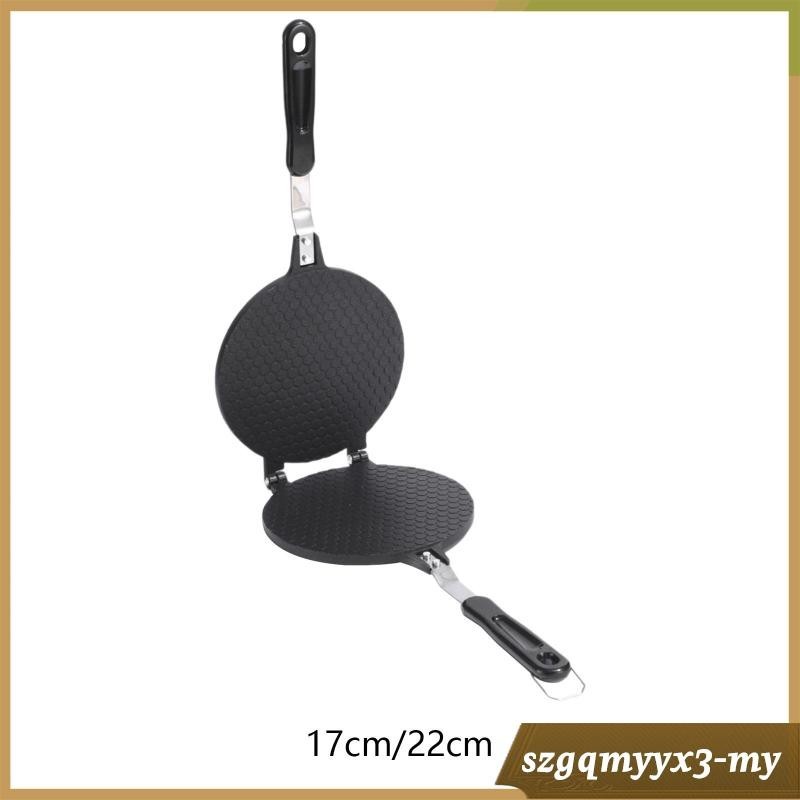 [ Egg Roll Waffle Maker Ice Cream Cone Pan Baking Pan Egg Roll Crepe Pan for Food Stalls Cake 