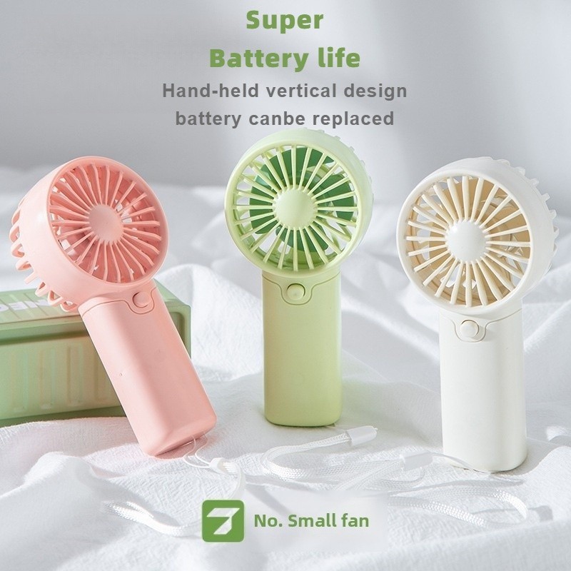 Kipas Mini 2024 NEW Hand Portable Table Mini Clip Fan AA Battery Desk Cooling Small Fan For Student kipas Bateri 小风扇