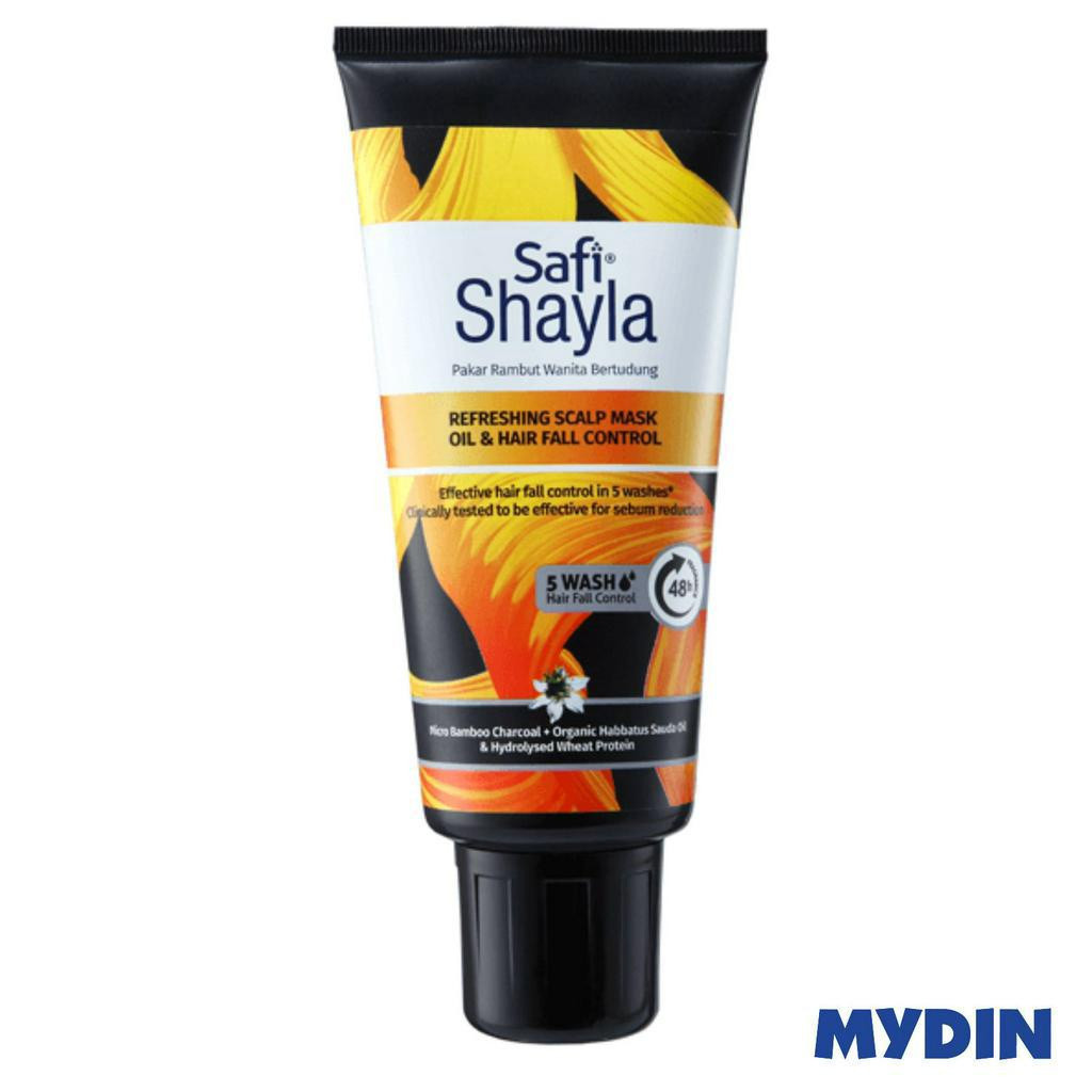 Safi Shayla Refreshing Scalp Mask - Oil & Hair Fall Control (160g)