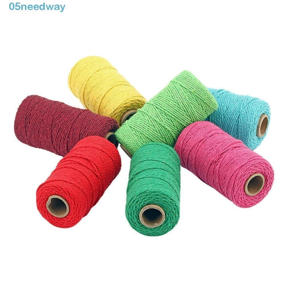 NEEDWAY Multicolor Artisan Macrame DIY Crafts Cotton Rope