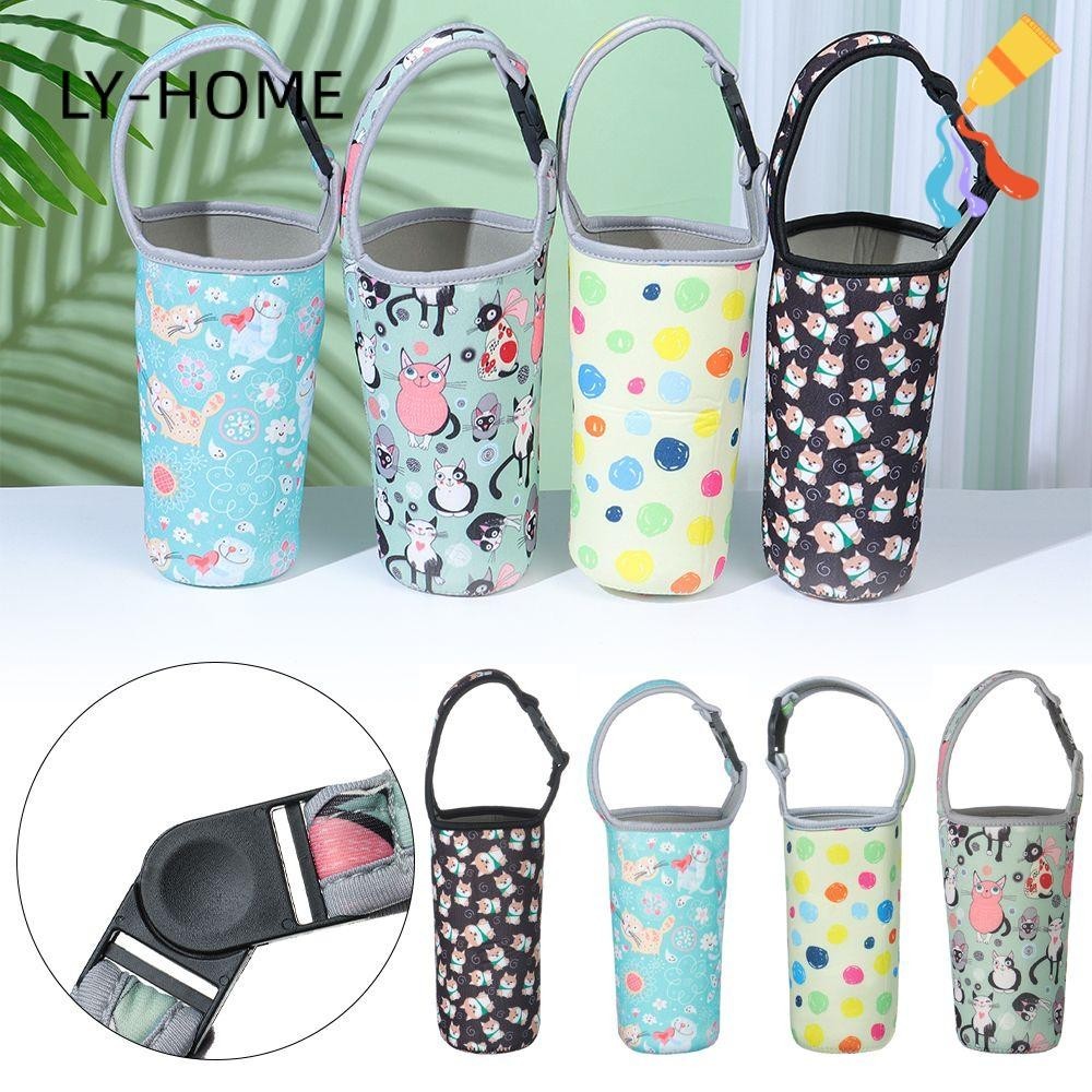 LY Accessories Beverage Bag Anti-Hot Mug Holder Cup Sleeve Portable Tote Bag Tumbler Cup Pouch Carrier Eco-Friendly Water Bottle Bag