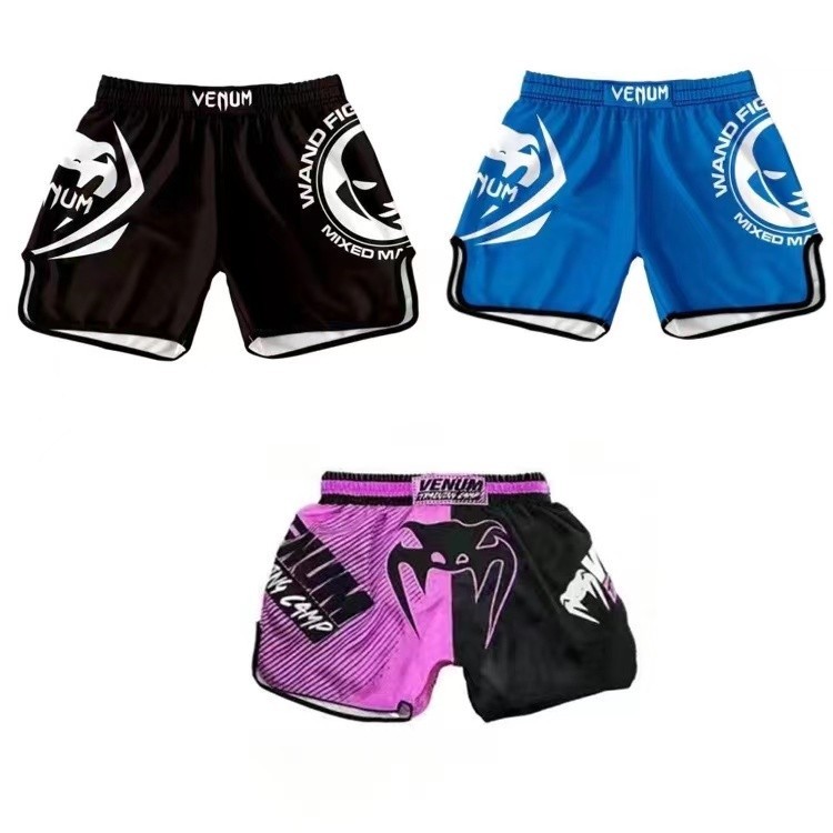 Poison Thai Boxing Low Waisted Shorts Quick-Drying Sanda Shorts Sanda Fighting Boxing Pants Men and Women Adult and Children Fight Sports Boxing Shorts Beach Pants Fashion boxing pants for men and women's fighting pants 6pfK