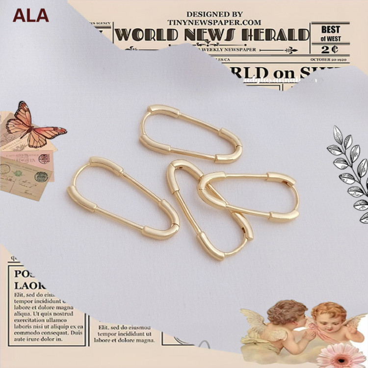 ❤️Jewelry DIY Accessories❤️Color-preserving Earrings 14K Gold-Clad Pin-Shaped Earrings DIY Copper-Clad Real Gold Handmade Earrings Material Handmade Accessories[diy earrings accessories earings earring diy earing diy hook earrings]