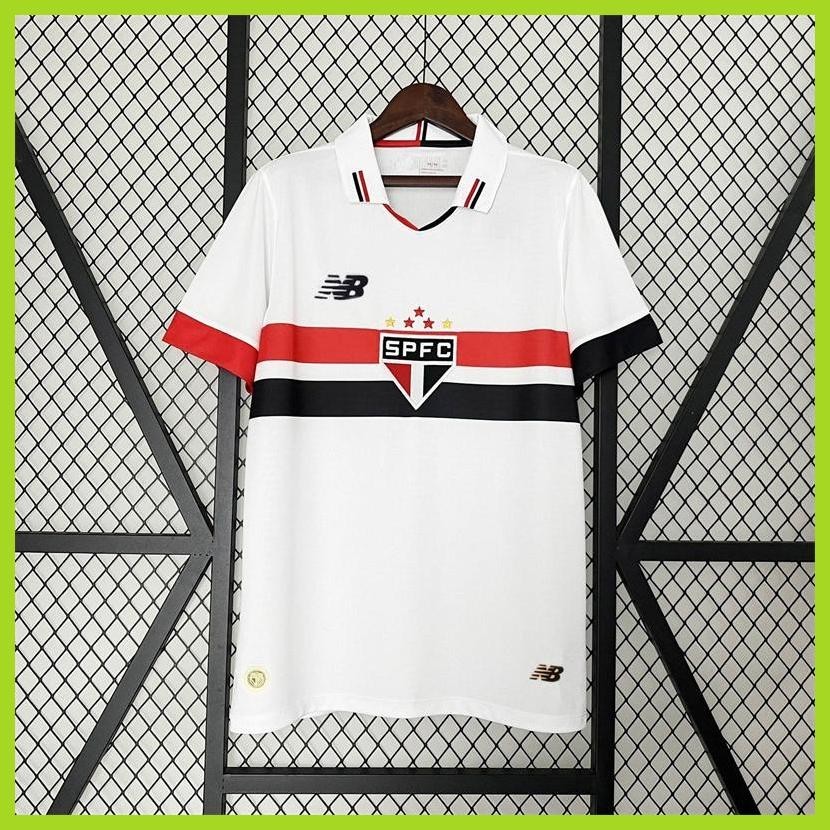 Sports Team Jersey Breathable Team Logo 24-25 Sao Paulo Brazilian League Souvenir T-Shirt Short Sleeve Tee Top Player rilan1my