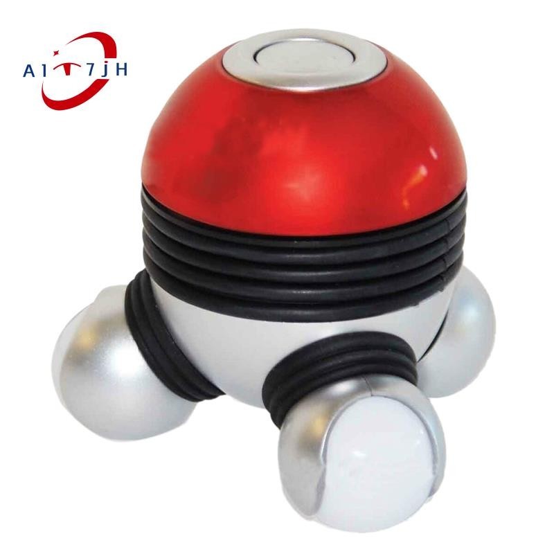 Vibration Massage Powerful Mini Electric Massager with Led Light Red