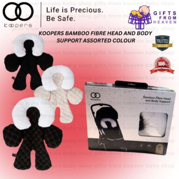 KOOPERS BAMBOO FIBRE HEAD AND BODY SUPPORT ASSORTED COLOUR