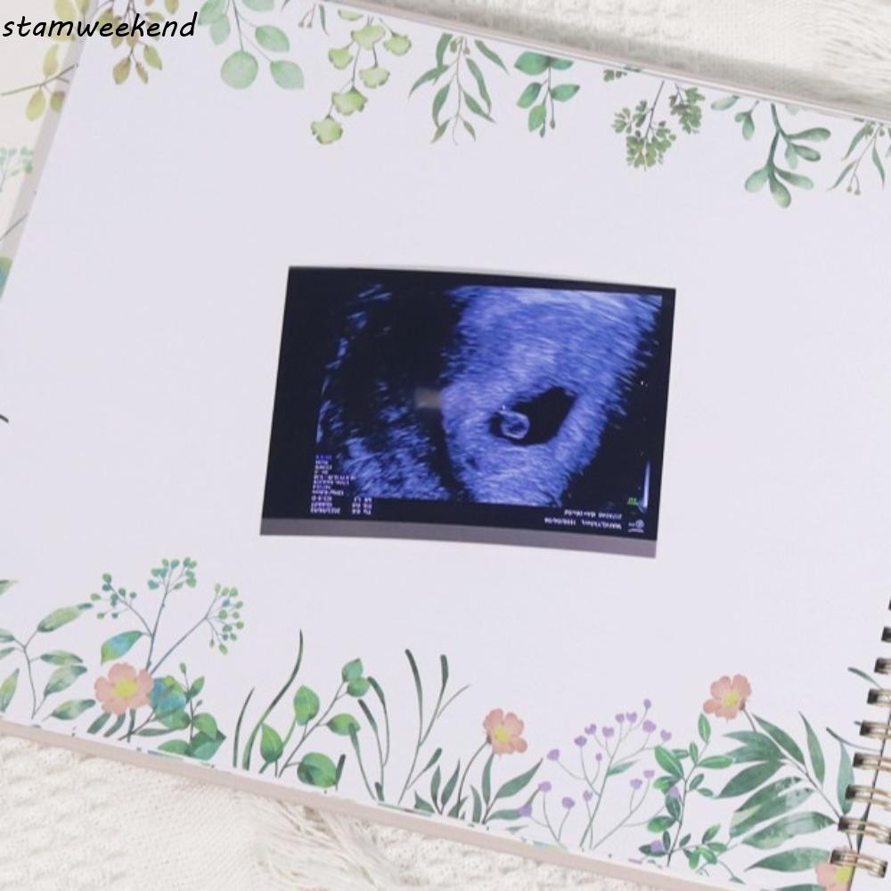 STAMWEEKEND Pregnancy Examination Records, Keepsake Books Perfect Planner Pregnancy Journey Memory Books, A4 Photo Collection Schedule Mom Baby Memory Book for New Parent
