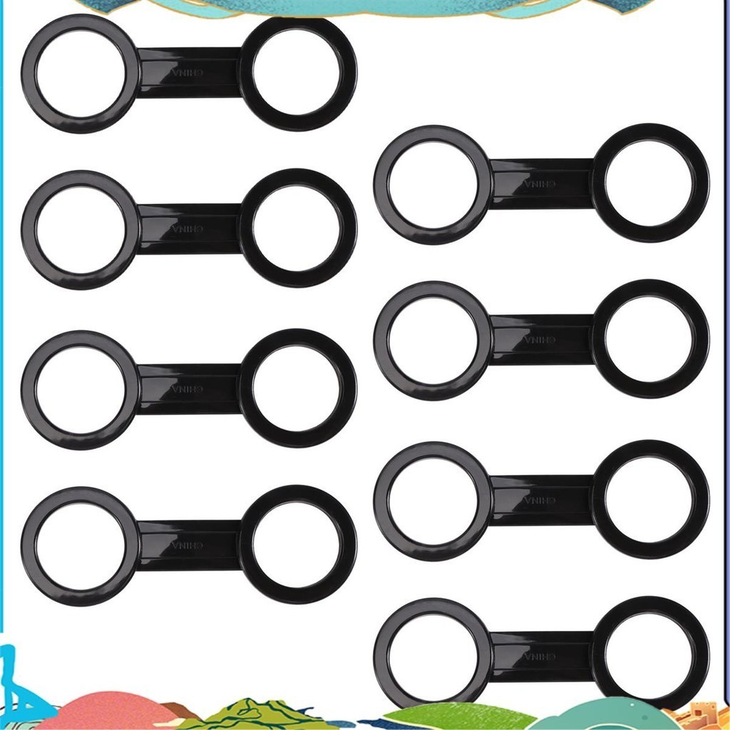 8 Pieces Scuba Diving Dive Snorkeling Silicone Snorkel Mask Strap Keeper Holder Clips Retainer Attachment Gear Spare Part Accessories Black uejfrdkuwg