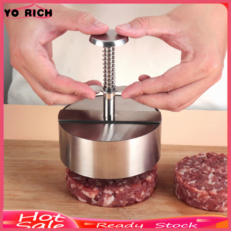 Food-grade Burger Patty Press Variety of Burger Sizes Maker Stainless Steel Burger Patty Maker for Homemade Burgers Easy to Use Hamburger Press for Perfect Patties Burger