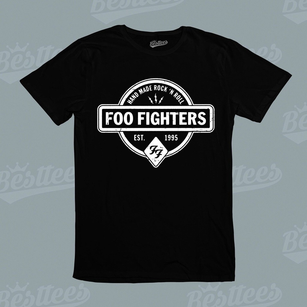 Foo Ers Rock Band Memorabilia Hand Made Rock N' Roll American Tee T-Shirt