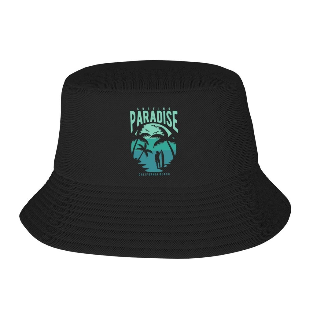 Film Exciting Surfing Paradise California Beach Rock Adult Fisherman's Hat