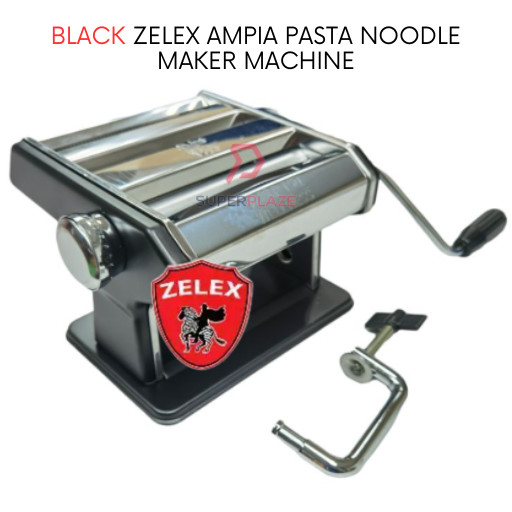 Black Color Zelex Machine Ampia Pasta Noodle Maker Curry Puff Maker Mesin Mee Serbaguna