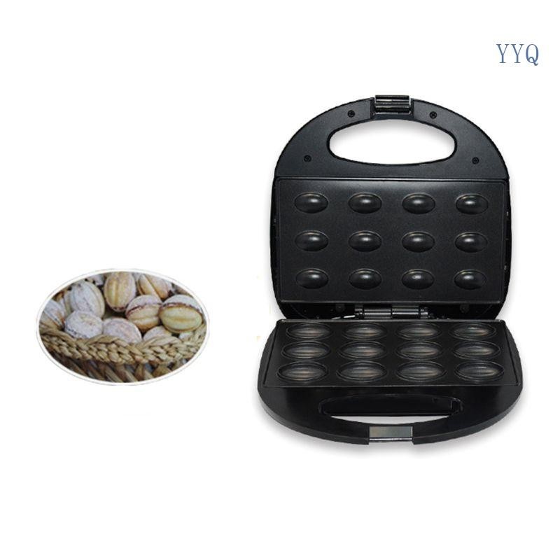 YYQ Bubble Waffle Makers Egg Mold Electric Non-stick Baking Pans Coating Plates Griddle-Ready Breakfast Temperature Cont