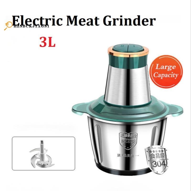 1 Piece Electric Meat Grinder 3L Blenders Multifunction  Slicer Household Grinder EU Plug