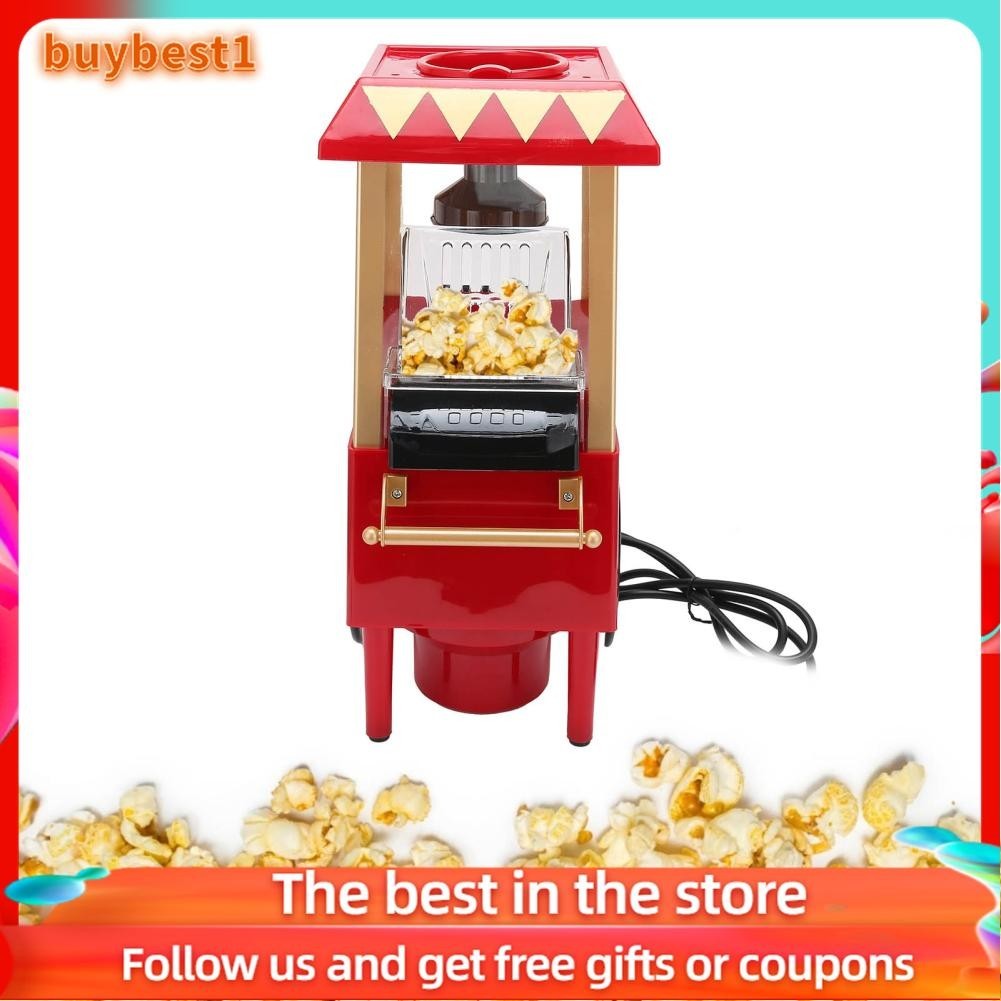 Buybest1 Hot Air Popcorn Maker Household Automatic Making Machine Party Birthday Popper Supplies