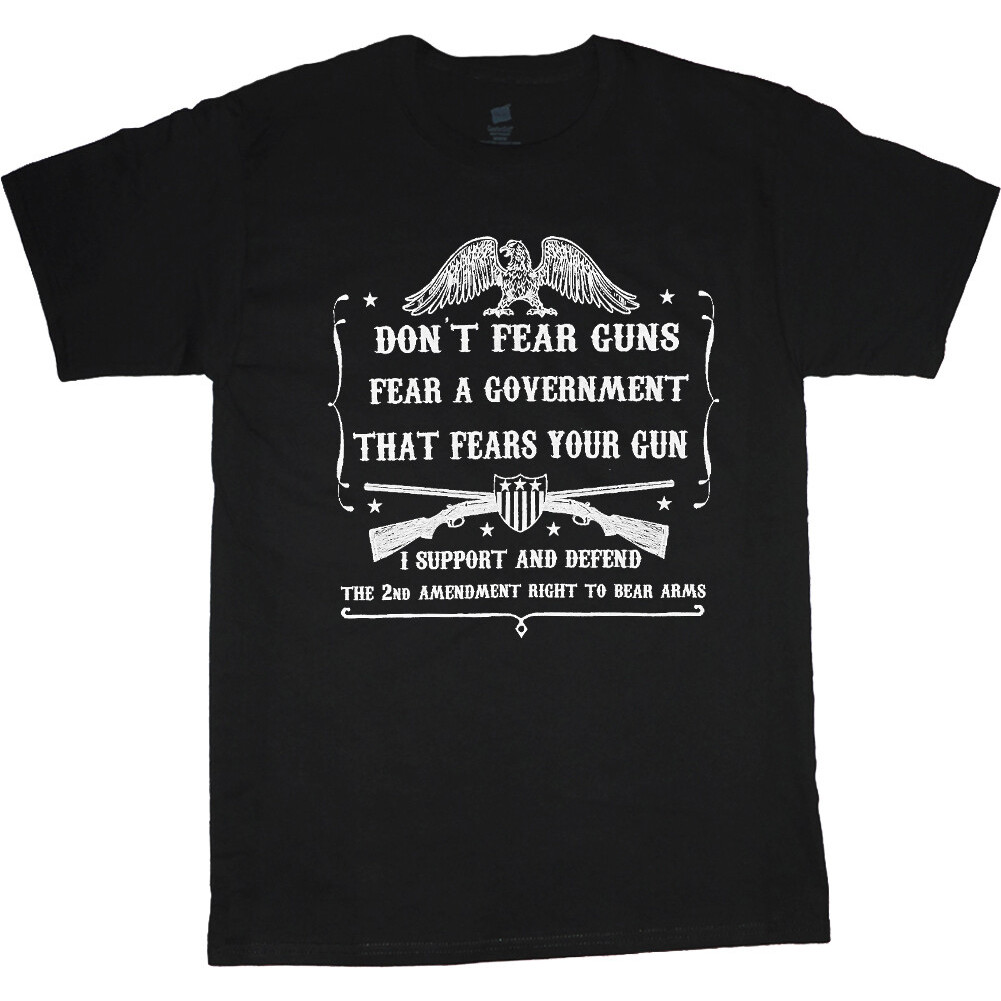 2Nd Amendment T-Shirt Mens Gun Right To Bear Arms Patriotic Gear