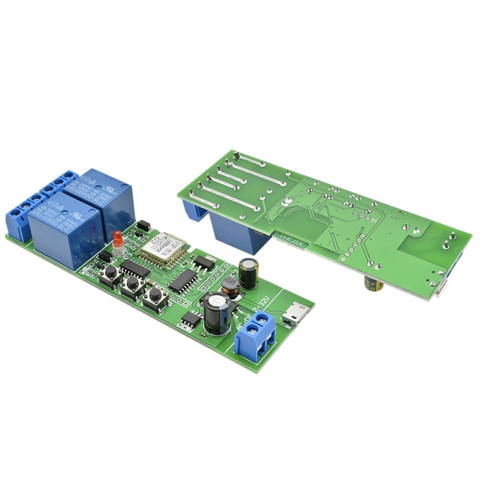 Premium Have DIYMORE eWeLink 2 Channel WiFi Relay Module Smart Home APP Remote Control Switch DC 7-32V door Must - Image 2