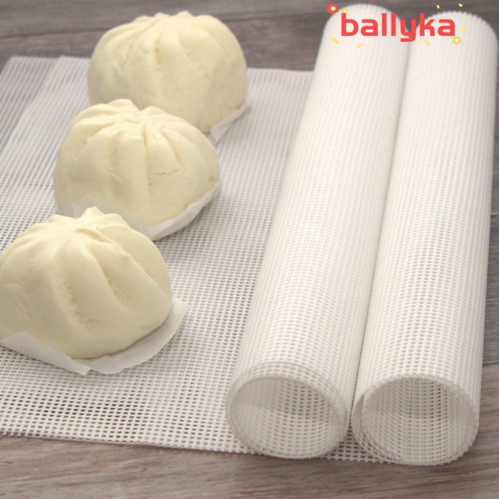 BALLYKA 1Pcs Steamer Mesh Pad, Silicone Reusable Dehydrator Sheets, Food Fruit Dryer Oven Kitchen Accessories Non-Stick Baking Mat