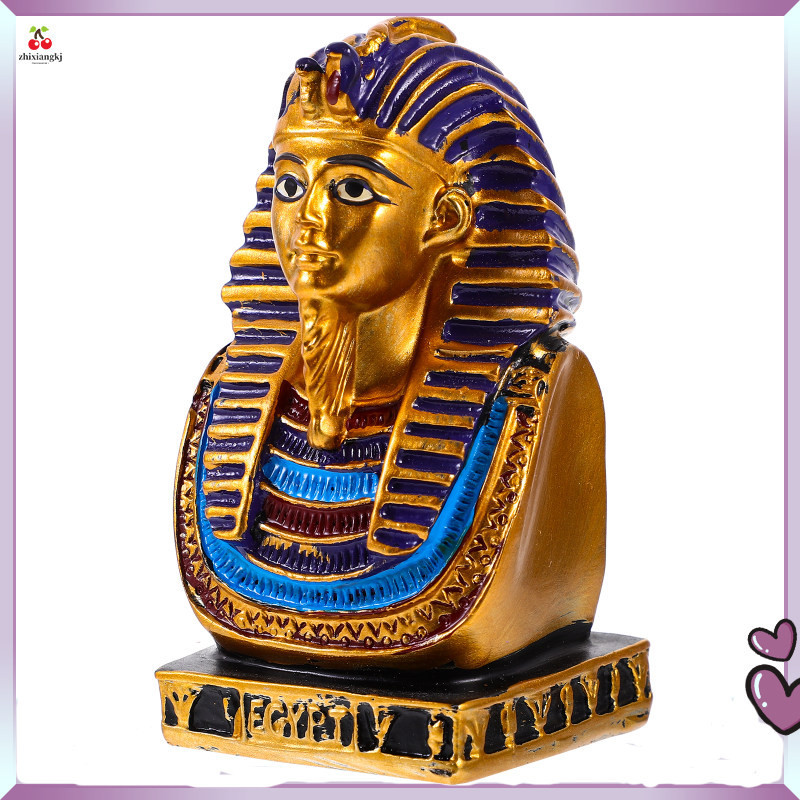 【Ready Stock】 Egyptian Figurines Home Pharaoh Decor Fish Tank Statue Decorate Decorations Avatar Resin Office zhixiangkj