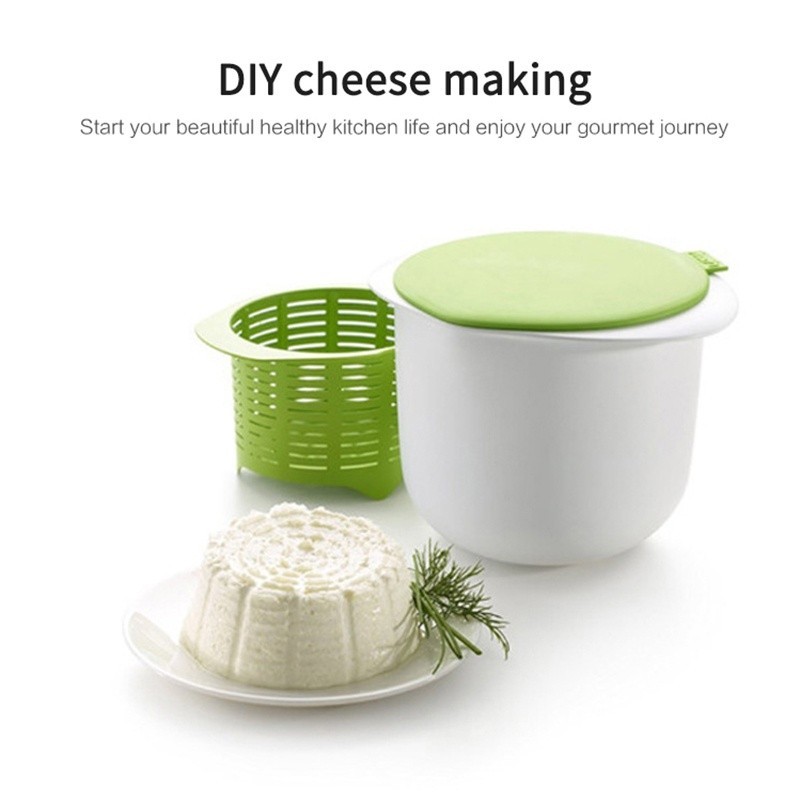 Yo-Fun Plastic Cheese Maker Greek Yogurt Maker Press Mold Kit Bpa Free Cheese Making Machine Set