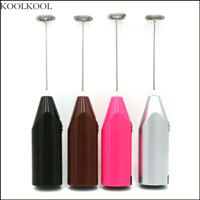 KOOK Milk Frother Handheld Foam Maker Whisk Drink Mixer Mini Foamer for Lattes Cappuccino Frappe Matcha Hot Chocolate