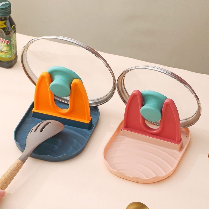 Multifunctional Pot Lid Rack Spoon Shovel Storage Rack Pot Lid Handy Tool Countertop Pot Lid Rack Vertical Spatula Rack Zhijiu 6.13多功能锅盖架勺子铲子收纳架放锅盖神器台面锅盖架立式锅铲架支玖6.13