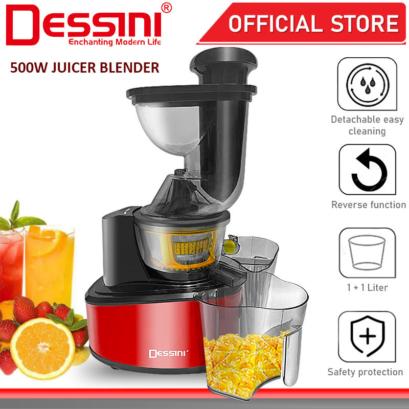 DESSINI ITALY Electric Citrus Fruit Juicer Squeezer Blender Grinder Chopper Mixer Miller Extractor Smoothie Pengisar